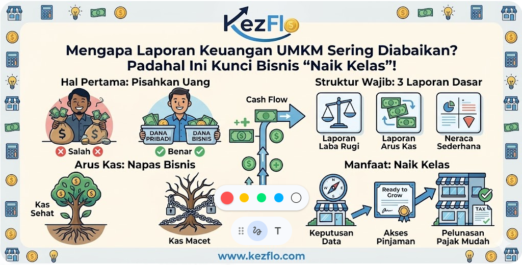 Laporan Keuangan UMKM: Cara Mudah Kelola Arus Kas Tanpa Ribet