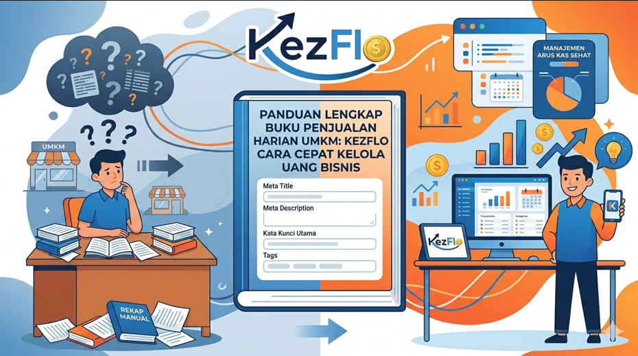 Panduan Pembukuan Penjualan Harian UMKM: Kelola Arus Kas Mudah
